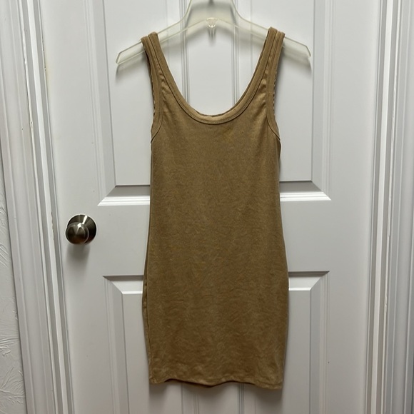 One Fly Outfit - Sand Ribbed Tankdress with Velour Bomber - Large - Picture 2 of 6